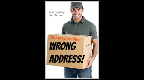 Parcel delivered to wrong person due to incorrect address given